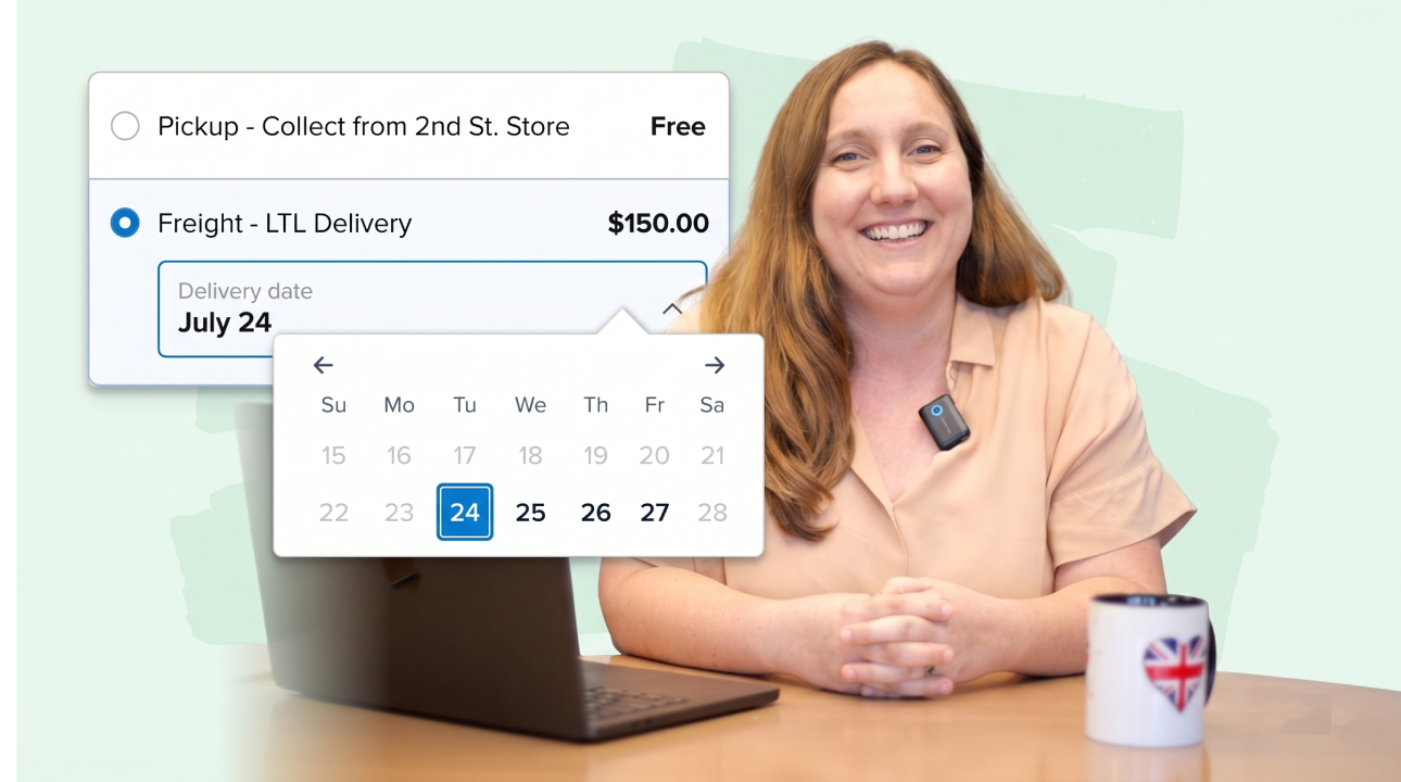 Let Customers Choose their Own Delivery or Pickup Date 