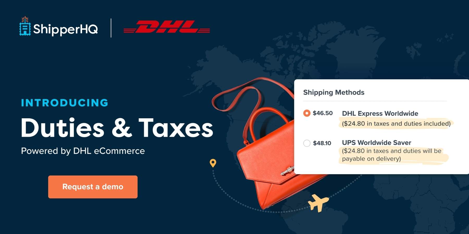 Duty and Tax at checkout