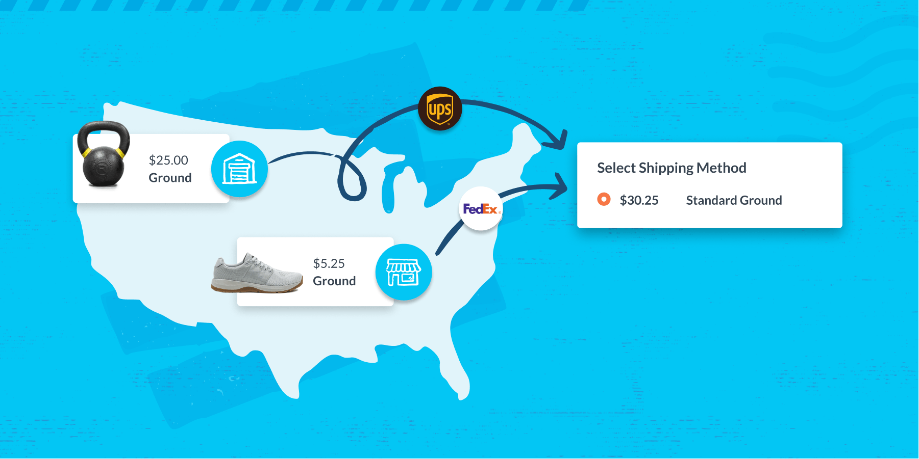Multi-origin shipping