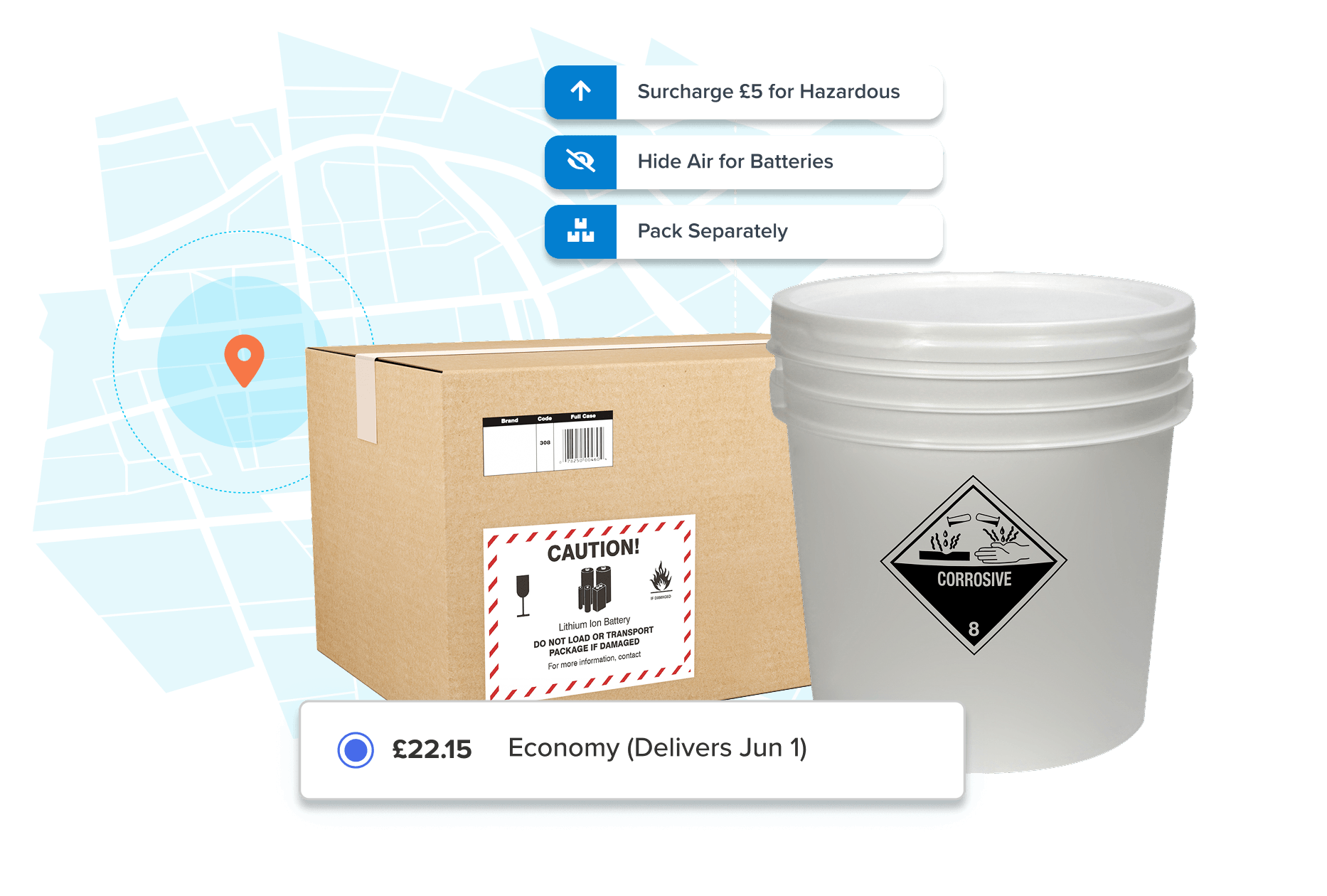 Live & Hazardous Shipping