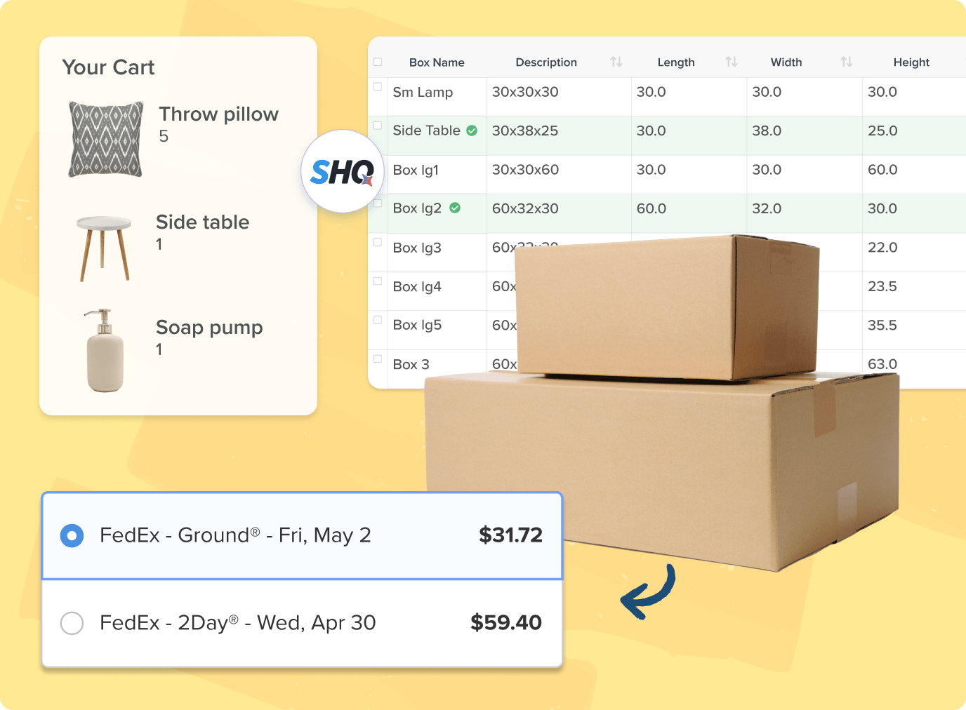 Dimensional Packing for Accurate Shipping Rates
