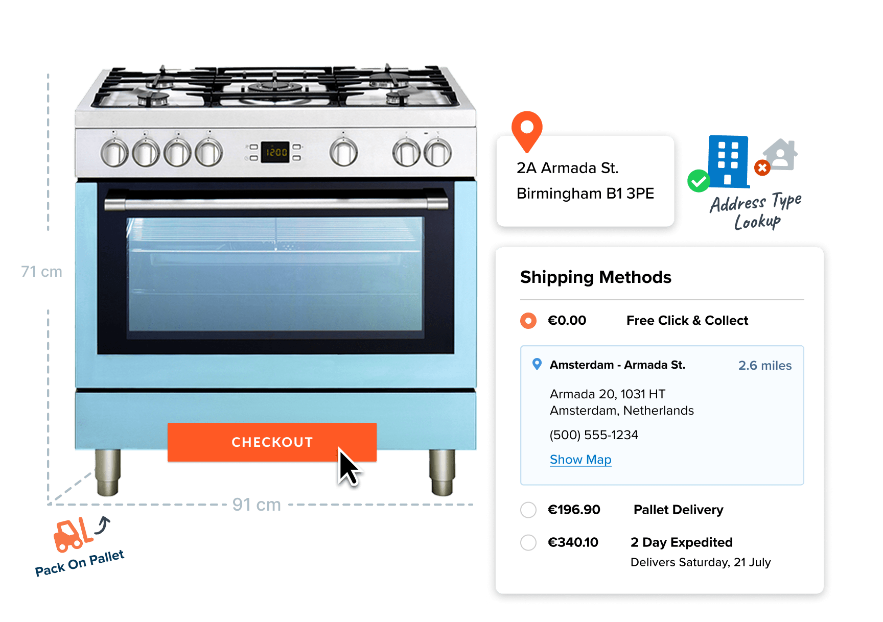 ShipperHQ Checkout Options