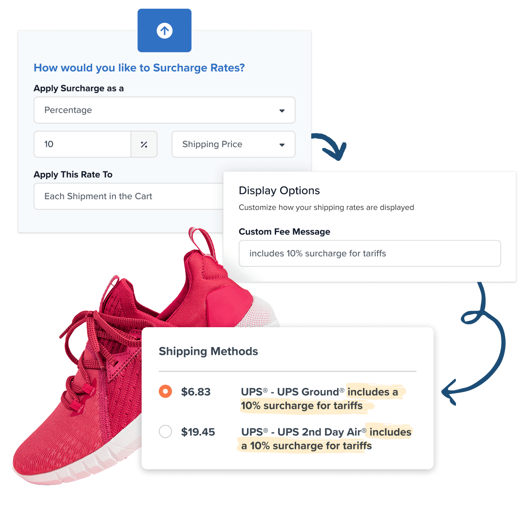 Surcharge Shipping Rule in Checkout