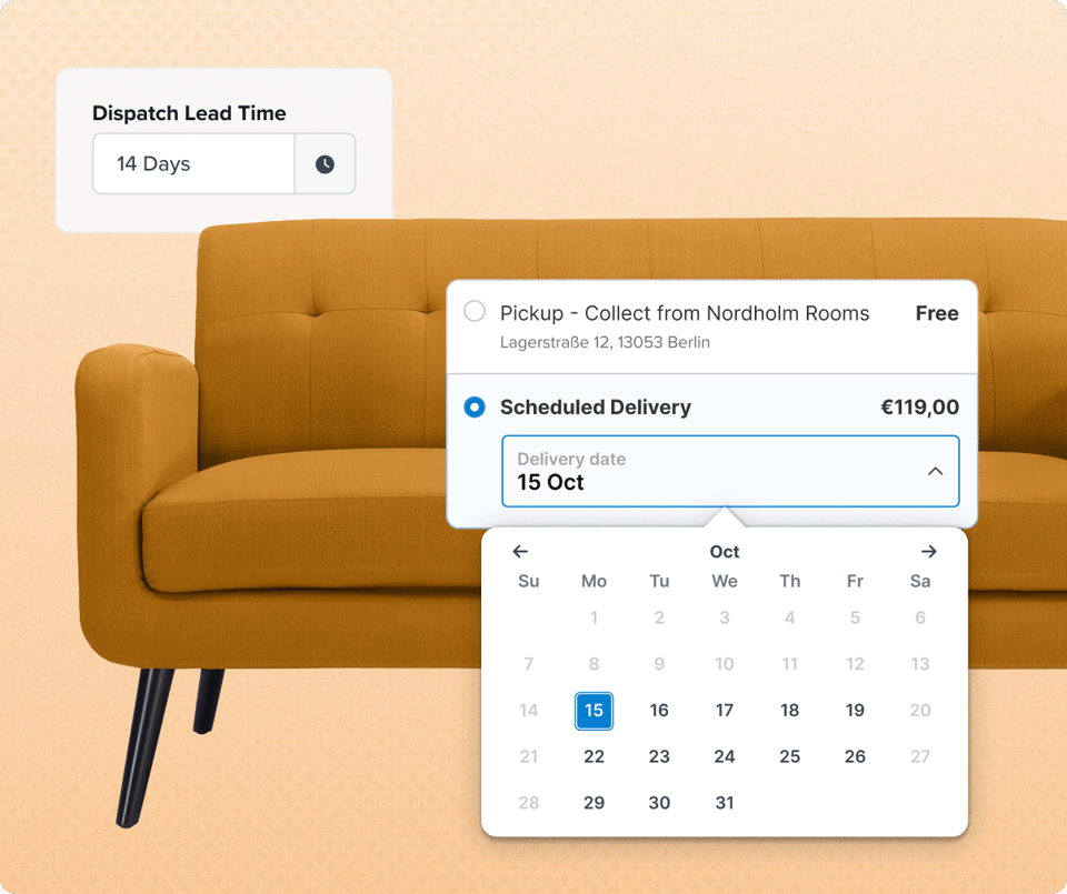Delivery date picker