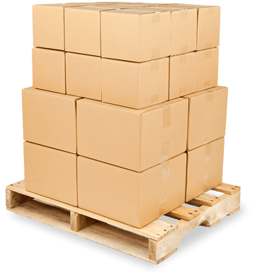 Pallet of boxes