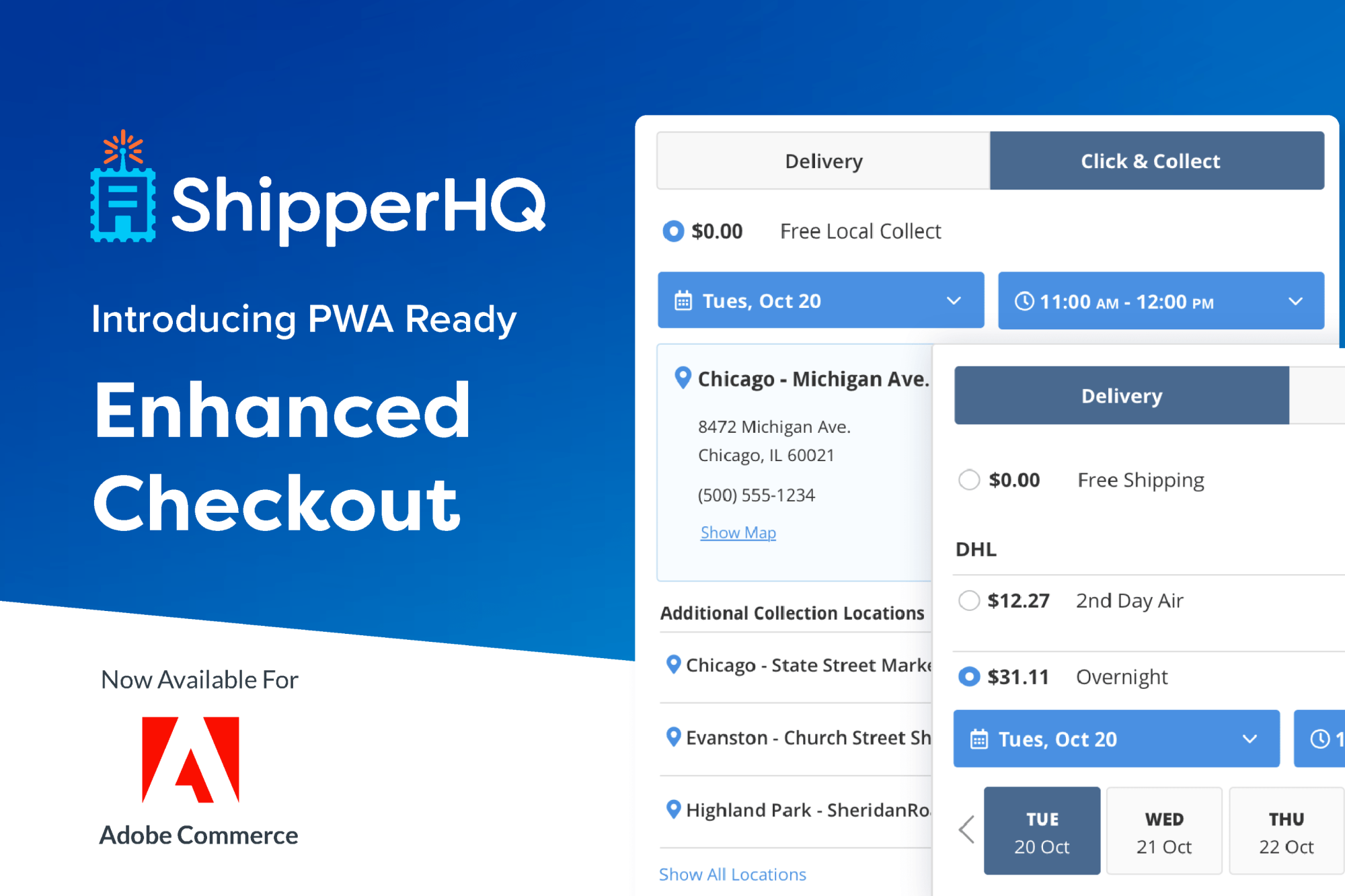 PWA-Powered Enhanced Checkout Experience for Adobe Commerce