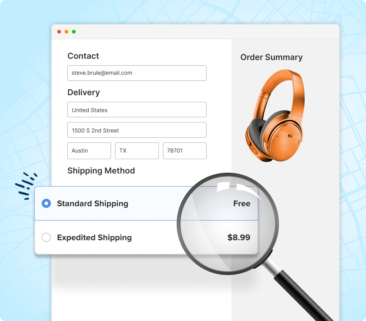 Shipping Checkout Review