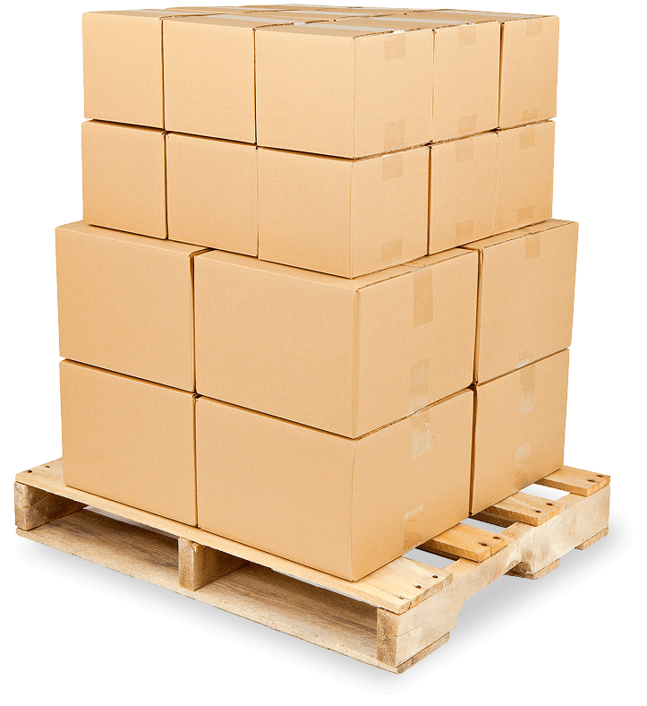 Pallet of boxes